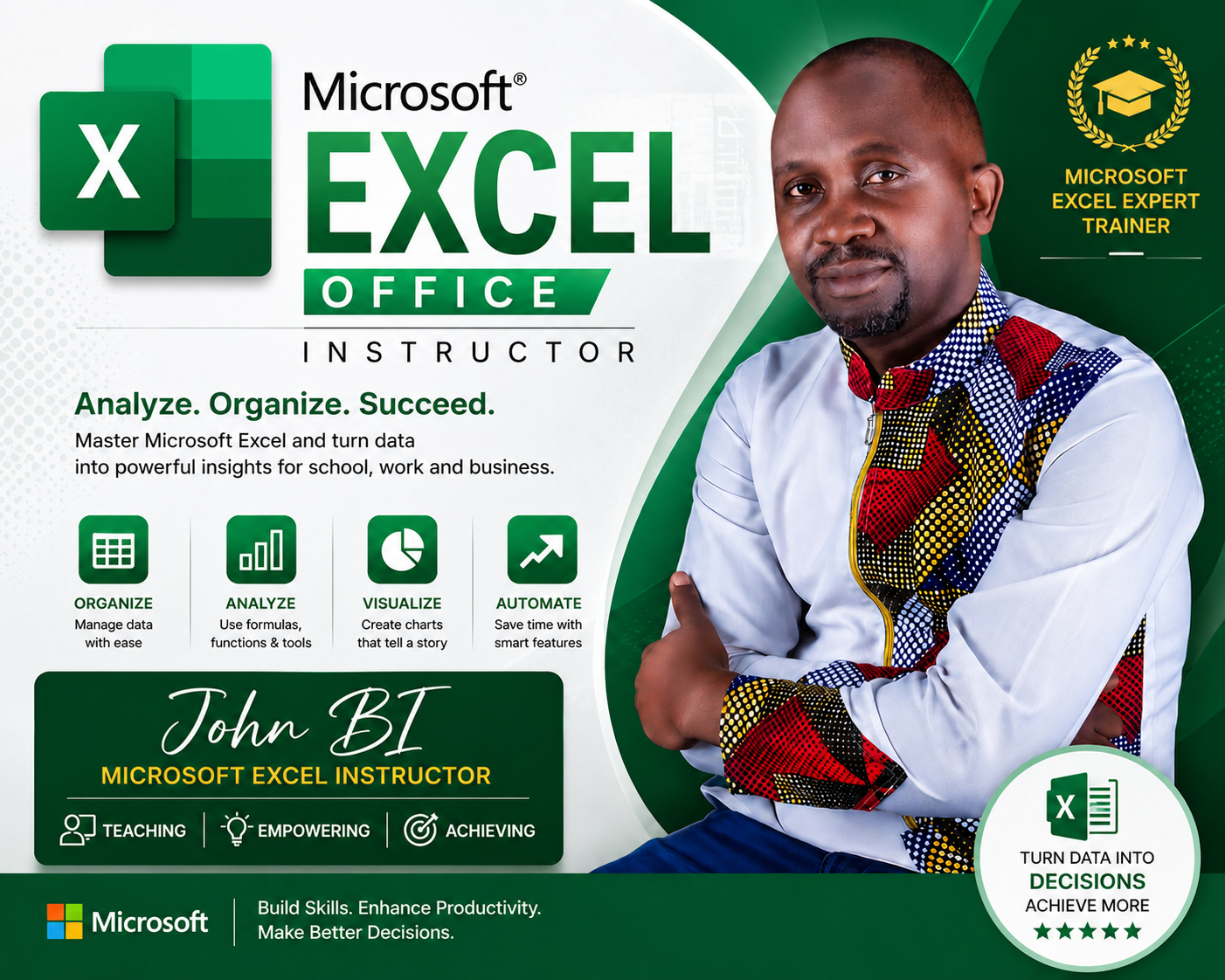 MICROSOFT EXCEL LESSON NOTES